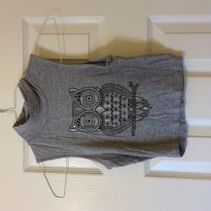 Sequin Owl Crop Top